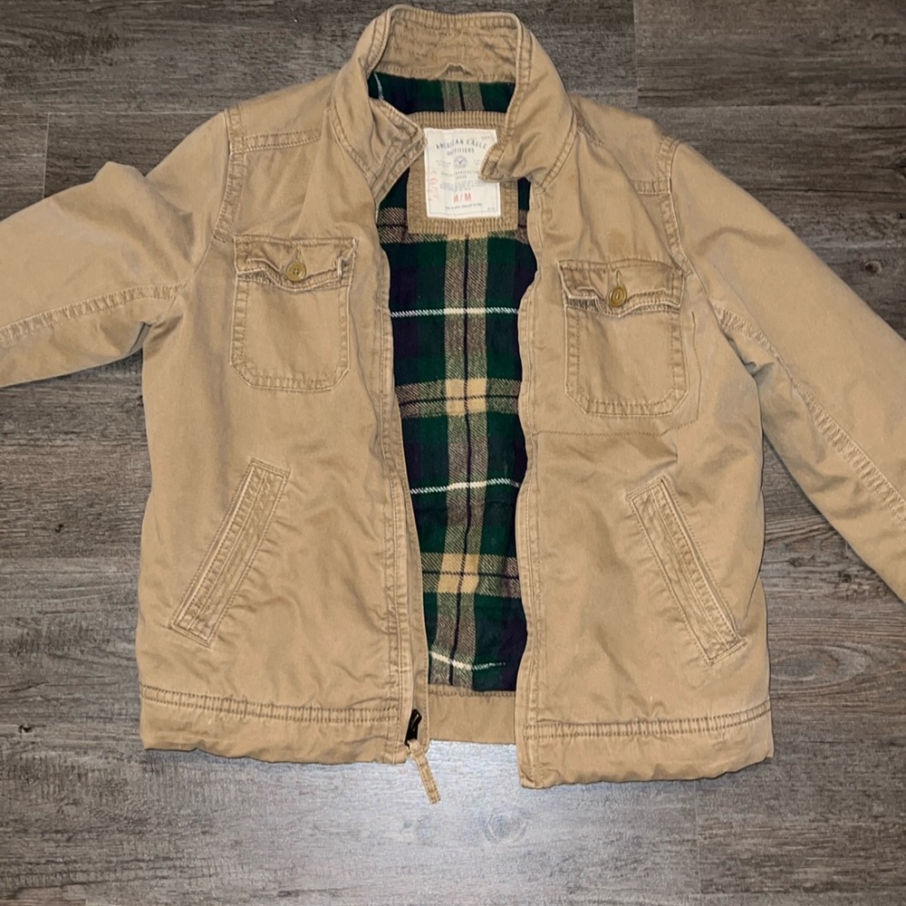 American eagle flannel lined jacket